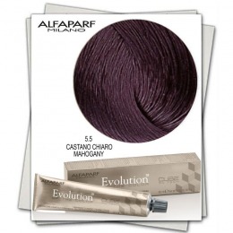 Vopsea Permanenta – Alfaparf Milano Evolution of the Color nuanta 5.5 Castano Chiaro Mahogany la cel mai bun pret