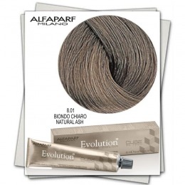 Vopsea Permanenta – Alfaparf Milano Evolution of the Color nuanta 8.01 Biondo Chiaro Natural Ash la cel mai bun pret