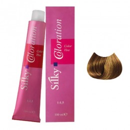 Vopsea Permanenta – Blond Auriu Cenusiu – Silky Coloration Cream nuanta 7.31 Golden Ash Blonde la cel mai bun pret