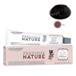 Vopsea Permanenta Fara Amoniac – Alfaparf Milano Precious Nature Ammonia-Free Permanent Hair Color, nuanta 1 Nero la cel mai bun pret