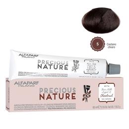 Vopsea Permanenta Fara Amoniac – Alfaparf Milano Precious Nature Ammonia-Free Permanent Hair Color, nuanta 5 Castano Chiaro la cel mai bun pret