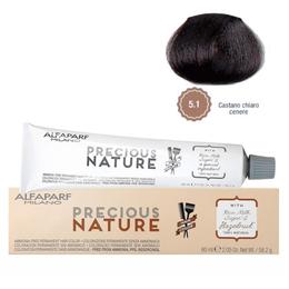 Vopsea Permanenta Fara Amoniac – Alfaparf Milano Precious Nature Ammonia-Free Permanent Hair Color, nuanta 5.1 Castano Chiaro Cenere la cel mai bun pret