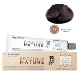 Vopsea Permanenta Fara Amoniac – Alfaparf Milano Precious Nature Ammonia-Free Permanent Hair Color, nuanta 6.1 Biondo Scuro Cenere la cel mai bun pret