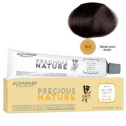 Vopsea Permanenta Fara Amoniac – Alfaparf Milano Precious Nature Ammonia-Free Permanent Hair Color, nuanta 6.3 Biondo Scuro Dorato la cel mai bun pret