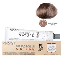 Vopsea Permanenta Fara Amoniac – Alfaparf Milano Precious Nature Ammonia-Free Permanent Hair Color, nuanta 8.1 Biondo Chiaro Cenere la cel mai bun pret