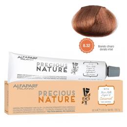 Vopsea Permanenta Fara Amoniac – Alfaparf Milano Precious Nature Ammonia-Free Permanent Hair Color, nuanta 8.32 Biondo Chiaro Dorato Irise la cel mai bun pret