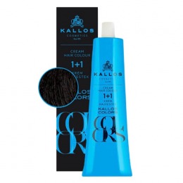 Vopsea Permanenta – Kallos Colors Cream Hair Colour nuanta 1N Negru la cel mai bun pret