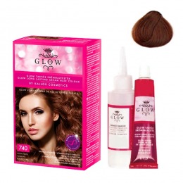 Vopsea Permanenta – Kallos Glow Long Lasting Cream Hair Colour Nuanta 740 Roscat Tizian la cel mai bun pret