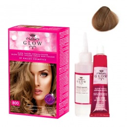 Vopsea Permanenta – Kallos Glow Long Lasting Cream Hair Colour Nuanta 800 Blond Deschis la cel mai bun pret