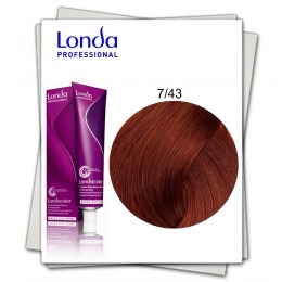 Vopsea Permanenta – Londa Professional nuanta 7/43 blond mediu cupru auriu la cel mai bun pret