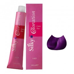 Vopsea Permanenta Mixton – Violet – Silky Coloration Cream nuanta 022 Violet la cel mai bun pret