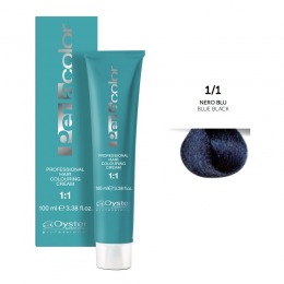 Vopsea Permanenta – Oyster Cosmetics Perlacolor Professional Hair Coloring Cream nuanta 1/1 Nero Blu la cel mai bun pret