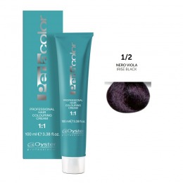 Vopsea Permanenta – Oyster Cosmetics Perlacolor Professional Hair Coloring Cream nuanta 1/2 Nero Viola la cel mai bun pret