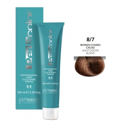 Vopsea Permanenta – Oyster Cosmetics Perlacolor Professional Hair Coloring Cream nuanta 8/7 Biondo Chiaro Cacao la cel mai bun pret