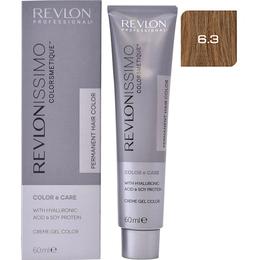 Vopsea Permanenta – Revlon Professional Revlonissimo Colorsmetique Permanent Hair Color, nuanta 6.3 Dark Golden Blonde, 60ml la cel mai bun pret