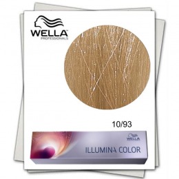 Vopsea Permanenta – Wella Professionals Illumina Color Nuanta 10/93 blond luminos deschis perlat auriu la cel mai bun pret