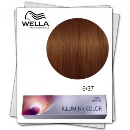 Vopsea Permanenta – Wella Professionals Illumina Color Nuanta 6/37 la cel mai bun pret