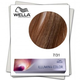 Vopsea Permanenta – Wella Professionals Illumina Color Nuanta 7/31 blond mediu auriu cenusiu la cel mai bun pret