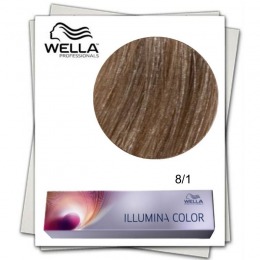 Vopsea Permanenta – Wella Professionals Illumina Color Nuanta 8/1 blond deschis cenusiu la cel mai bun pret