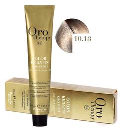 Vopsea Permanenta fara Amoniac Fanola Oro Therapy Color Keratin 10.13 Blond Platinat Bej Extra, 100ml la cel mai bun pret