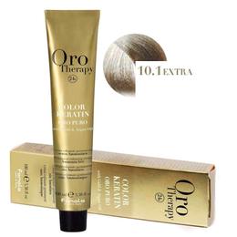 Vopsea Permanenta fara Amoniac Fanola Oro Therapy Color Keratin 10.1EXTRA Blond Platinat Cenusiu, 100ml la cel mai bun pret