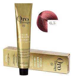 Vopsea Permanenta fara Amoniac Fanola Oro Therapy Color Keratin 6.5 Blond Inchis Mahon, 100ml la cel mai bun pret