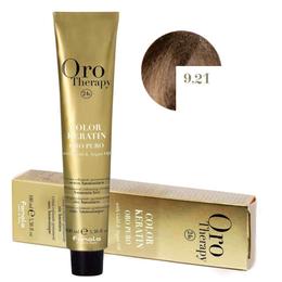 Vopsea Permanenta fara Amoniac Fanola Oro Therapy Color Keratin 9.21 Blond Foarte Deschis Violet Cenusiu, 100ml la cel mai bun pret