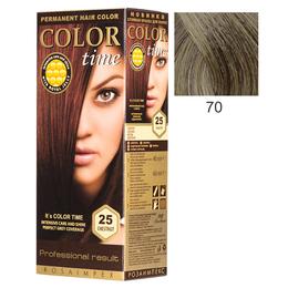 Vopsea Permanenta pentru Par Rosa Impex Color Time, nuanta 70 Dark Ash Blonde la cel mai bun pret