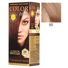 Vopsea Permanenta pentru Par Rosa Impex Color Time, nuanta 95 Light Pink Blonde la cel mai bun pret