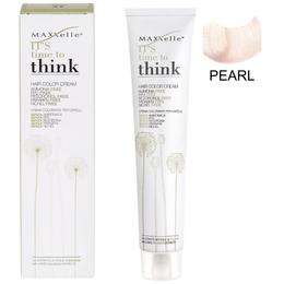 Vopsea de Par fara Amoniac cu Ulei de Argan – Maxxelle Think Hair Color Cream Ammonia-Free, nuanta Toner Pearl la cel mai bun pret