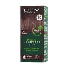 Vopsea de par 100 % naturala, 100g maro roscat, – nuanta 092 Logona la cel mai bun pret