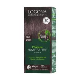 Vopsea de par 100 % naturala, 100g negru intens, – nuanta 101 Logona la cel mai bun pret