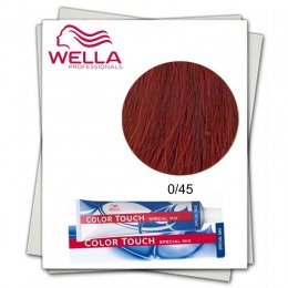 Vopsea fara Amoniac Mixton – Wella Professionals Color Touch Special Mix nuanta 0/45 roscat mahon la cel mai bun pret