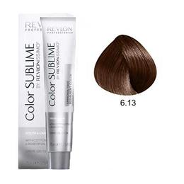 Vopsea fara Amoniac – Revlon Professional Color Sublime by Revlonissimo Amonia Free Permanent Color, nuanta 6.13 Dark Ash Gold Blonde, 75 ml la cel mai bun pret