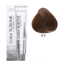 Vopsea fara Amoniac – Revlon Professional Color Sublime by Revlonissimo Amonia Free Permanent Color, nuanta 6.3 Dark Gold Blonde, 75 ml la cel mai bun pret