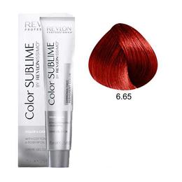 Vopsea fara Amoniac – Revlon Professional Color Sublime by Revlonissimo Amonia Free Permanent Color, nuanta 6.65 Intense Dark Mahogany Red Blonde, 75 ml la cel mai bun pret