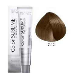 Vopsea fara Amoniac – Revlon Professional Color Sublime by Revlonissimo Amonia Free Permanent Color, nuanta 7.12 Very Medium Ash Iridescent Blonde, 75 ml la cel mai bun pret