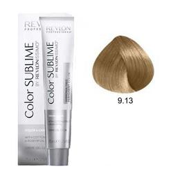 Vopsea fara Amoniac – Revlon Professional Color Sublime by Revlonissimo Amonia Free Permanent Color, nuanta 9.13 Very Light Ash Gold Blonde, 75 ml la cel mai bun pret