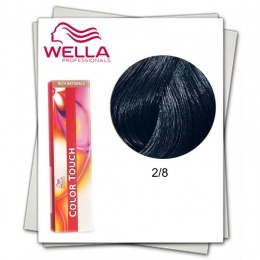 Vopsea fara Amoniac – Wella Professionals Color Touch nuanta 2/8 negru albastrui la cel mai bun pret