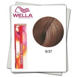 Vopsea fara Amoniac – Wella Professionals Color Touch nuanta 6/37 la cel mai bun pret