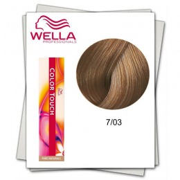 Vopsea fara Amoniac – Wella Professionals Color Touch nuanta 7/03 la cel mai bun pret