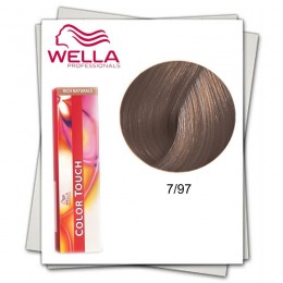 Vopsea fara Amoniac – Wella Professionals Color Touch nuanta 7/97 blond mediu perlat castaniu la cel mai bun pret