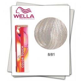 Vopsea fara Amoniac – Wella Professionals Color Touch nuanta 8/81 blond deschis albastrui cenusiu la cel mai bun pret