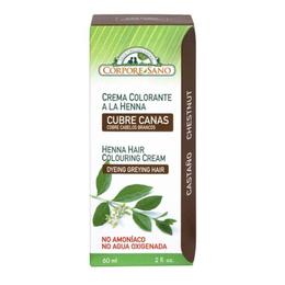 Vopsea henna crema semipermanenta Castaniu Corpore Sano 60ml la cel mai bun pret