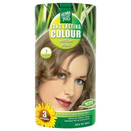 Vopsea par, Long Lasting Colour, 7 Medium Blond, Hennaplus la cel mai bun pret